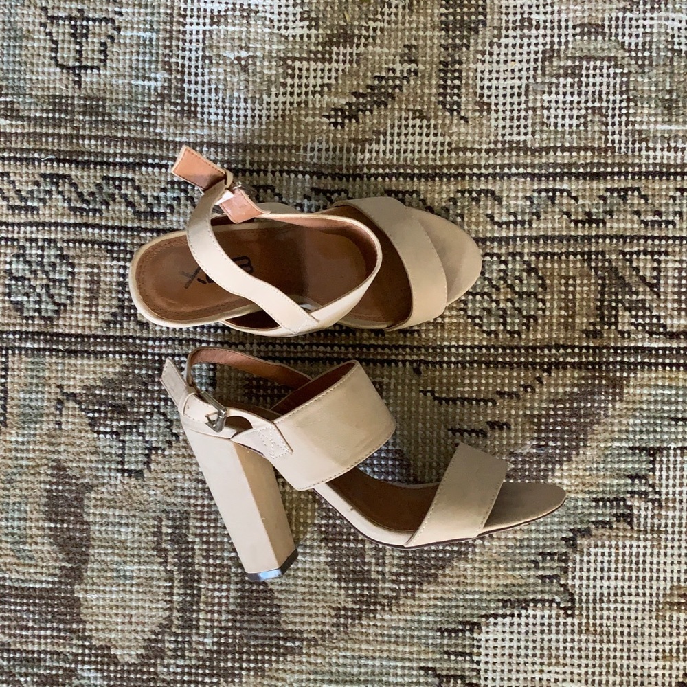 Nude Strappy Heels